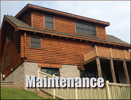  Swepsonville, North Carolina Log Home Maintenance